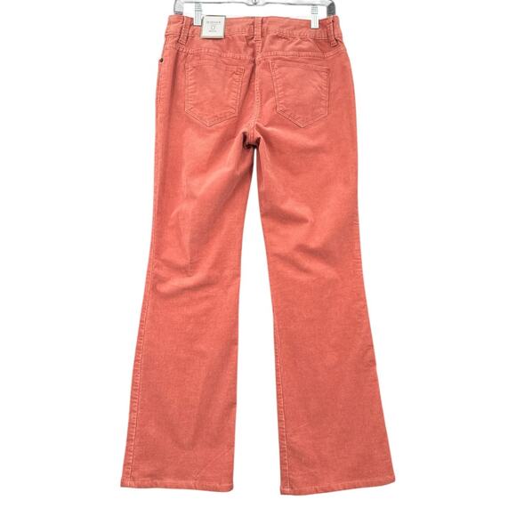 Chico's Pink Barely Flared 5 Pocket Button Closure‎ Corduroy Pants Size 4 (0) - Picture 2 of 9